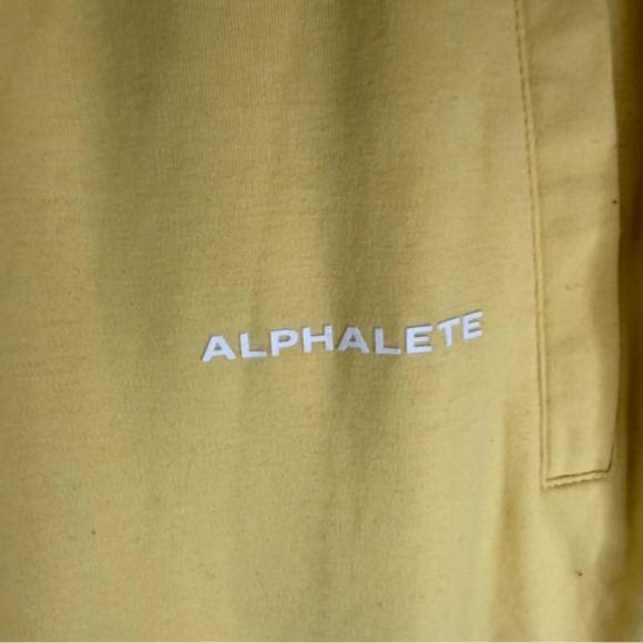 Alphalete Essential Core Jogger Size Medium Canary Yellow Athleisure Activewear‎ - Picture 6 of 8